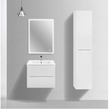 Мебель для ванной Vincea Mia Slim MC600S1 белый глянец