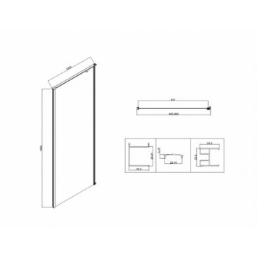 Душевой уголок Vincea Slim-N VSR-5SN 100x100 см хром