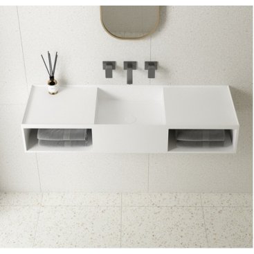 Раковина Vincea Solid Surface VWB-6S2 120 см