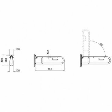 Поручень Vitra Arkitekt A44468