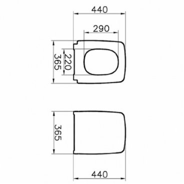 Крышка-сиденье Vitra Metropole 122-003-009 микролифт