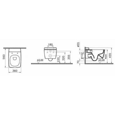 Унитаз Vitra Metropole 7672B003-1686