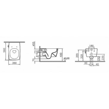 Унитаз Vitra Metropole 7672B003-1687