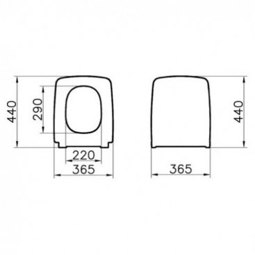 Унитаз Vitra Metropole 7672B003-0075