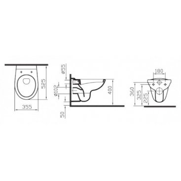 Унитаз Vitra Normus 6855B003-0101