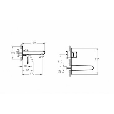 Смеситель для раковины Vitra Root Round A4272136EXP