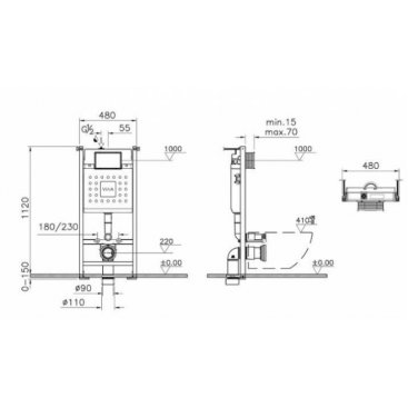 Комплект Vitra S40 9005B003-7211