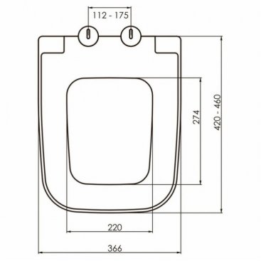 Унитаз подвесной Vitra Shift 7742B003-0075 белый стандартная крышка