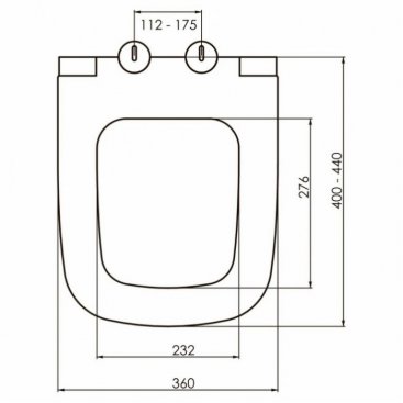 Унитаз подвесной Vitra Shift 7742B003-0075 белый тонкая крышка