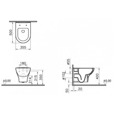 Комплект Vitra Zentrum 9012B003-7206