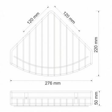 Полка-решетка WasserKRAFT K-1511