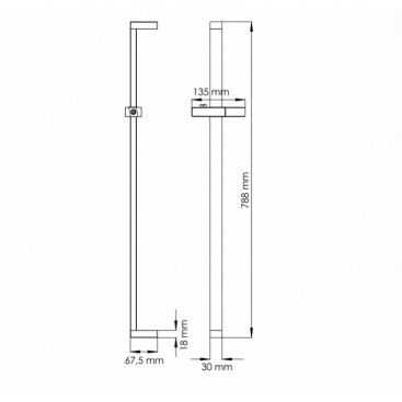 Душевая штанга WasserKRAFT A037