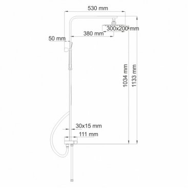 Душевая колонна WasserKRAFT A042