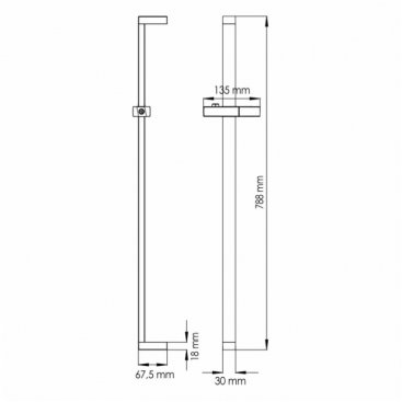 Душевая штанга WasserKRAFT A048