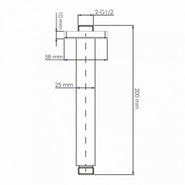 Излив для душа WasserKRAFT A235