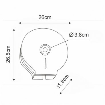 Диспенсер для туалетной бумаги WasserKRAFT K-10025