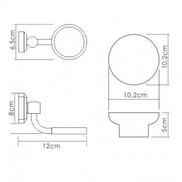 Мыльница подвесная WasserKRAFT K-24129