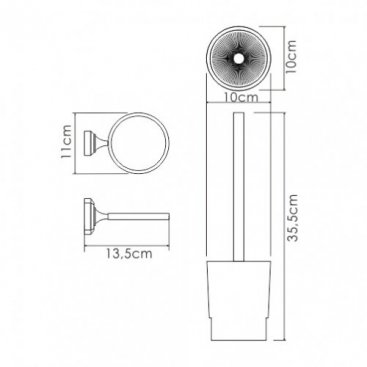 Ершик подвесной WasserKRAFT K-28127