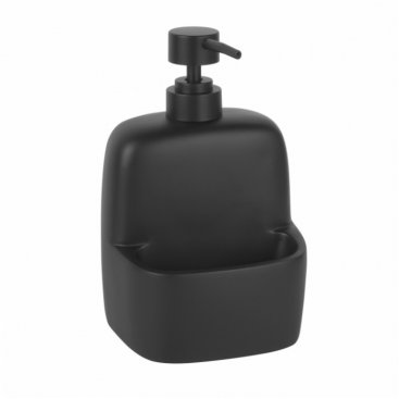 Дозатор с емкостью для губки WasserKRAFT K-8499BLACK