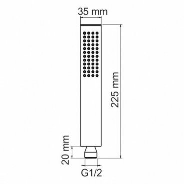 Душевая лейка WasserKRAFT A103