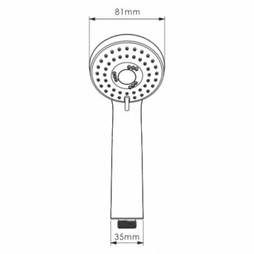 Душевая лейка WasserKRAFT A120