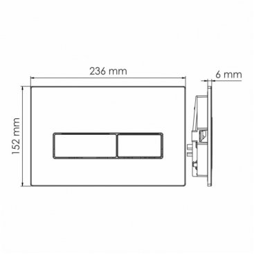 Инсталляция для унитаза WasserKRAFT Abens 20TLT.010.ME.BL.WM03