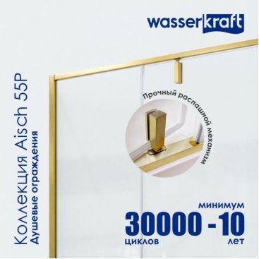 Душевая дверь WasserKRAFT Aisch 55P12 100 см