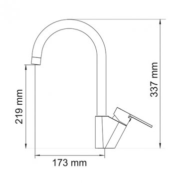 Смеситель для кухни WasserKRAFT Ammer 3707