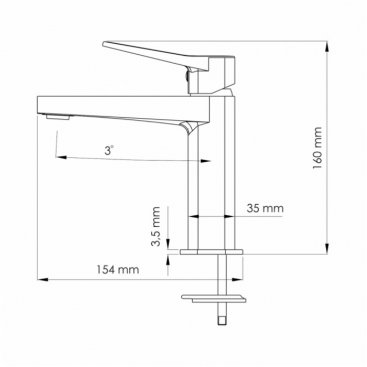 Смеситель для раковины WasserKRAFT Aula 1103