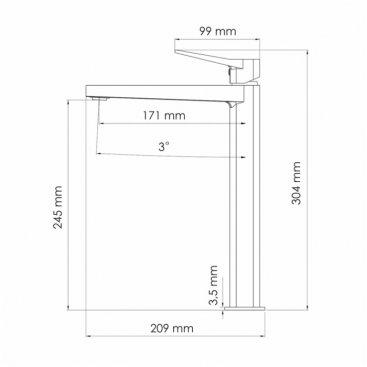 Смеситель для раковины WasserKRAFT Aula 1103H