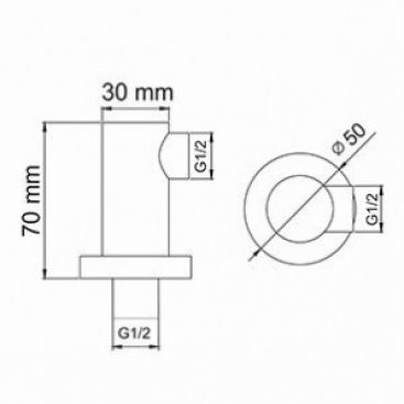 Гигиенический набор WasserKRAFT Dill A06156