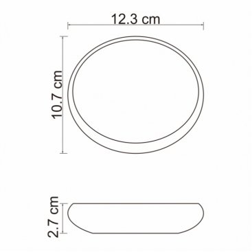 Мыльница настольная WasserKRAFT Dinkel K-4629