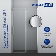 Душевая дверь WasserKRAFT Dinkel 58R31 140 см