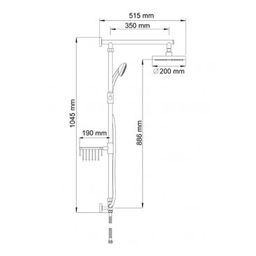 Душевая колонна WasserKRAFT A015