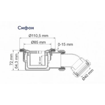 Душевой поддон WasserKRAFT Elbe 74T06 120x80