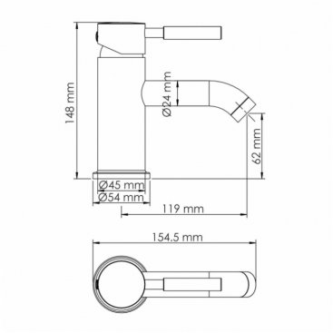 Смеситель для раковины WasserKRAFT Gollach 3305