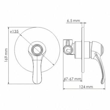 Душевая система WasserKRAFT Isar A12314