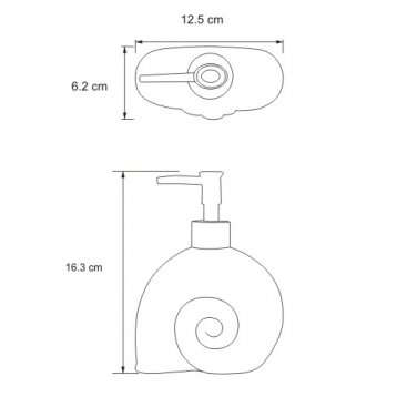 Дозатор мыла WasserKRAFT Isen K-2199