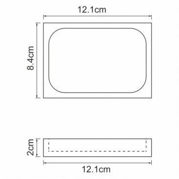 Мыльница настольная WasserKRAFT Kammel K-9129