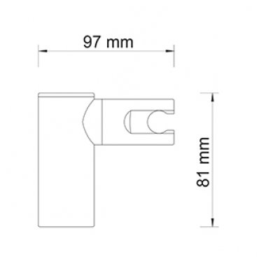 Держатель для лейки WasserKRAFT A008