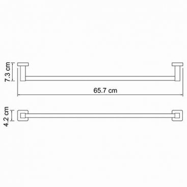 Полотенцедержатель WasserKRAFT Lippe K-6530