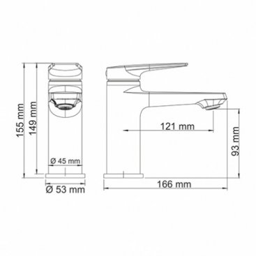 Смеситель для раковины WasserKRAFT Lopau 3203