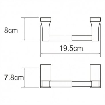 Держатель для бумаги WasserKRAFT Lopau K-6022