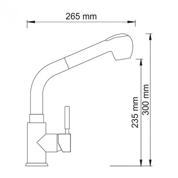 Смеситель для кухни WasserKRAFT Main 4166