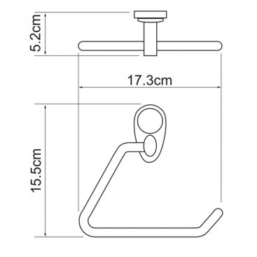 Полотенцедержатель WasserKRAFT Main K-9261