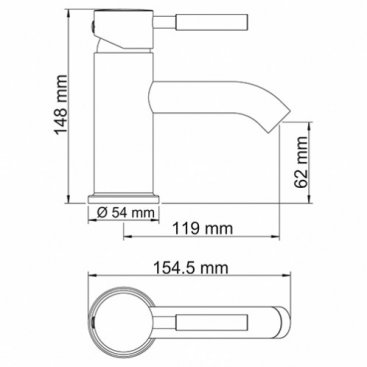 Смеситель для кухни WasserKRAFT Main 4105