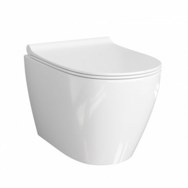 Унитаз подвесной WasserKRAFT Mindel H002.E034 безободковый