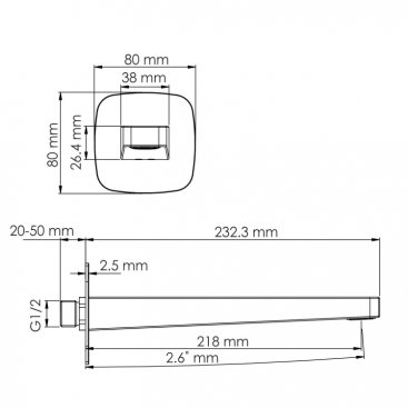 Душевая система WasserKRAFT Nuthe A9151.265.315.219.162.327.242.217