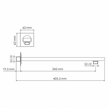 Душевая система WasserKRAFT Nuthe A9151.265.315.219.162.327.242.217