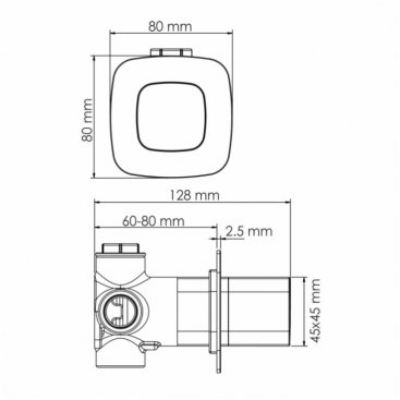 Смеситель для ванны WasserKRAFT Nuthe A9151.264.315.327.242.217